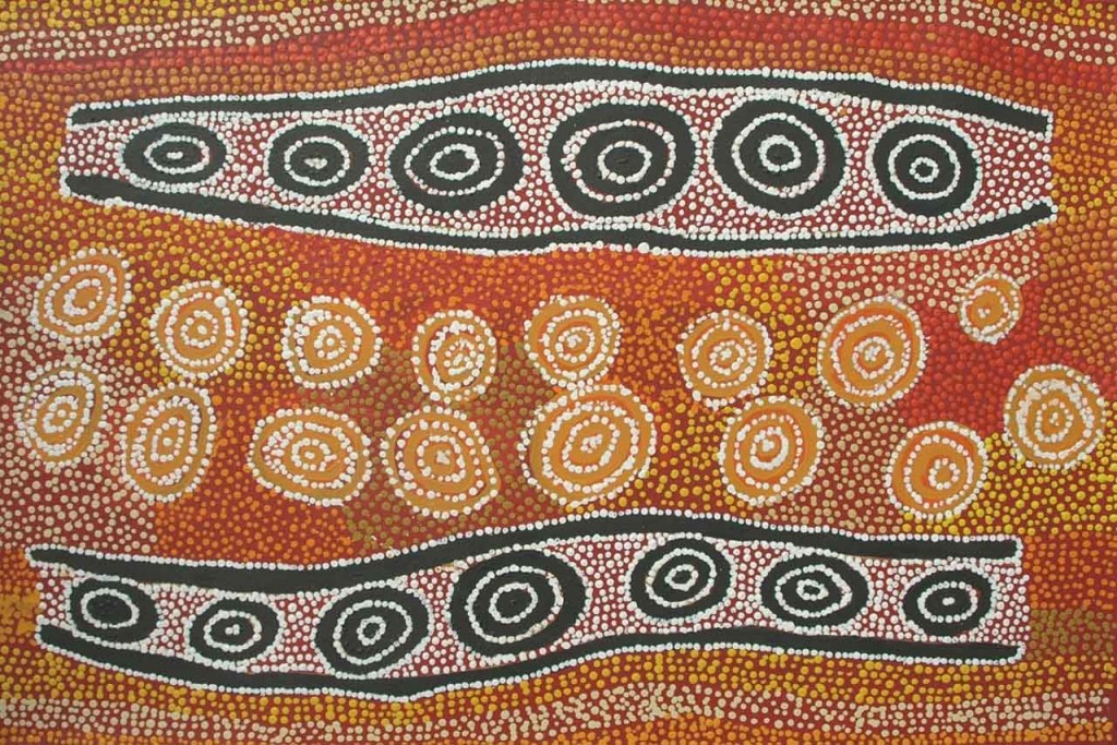 Otto Jungarrayi Sims: Warlu Jukurrpa - Fire Dreaming