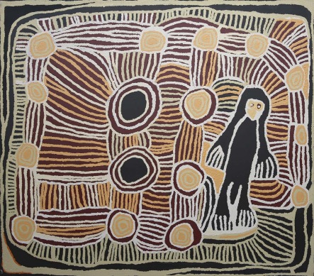 Lampintje by Linda Syddick Napaltjarri