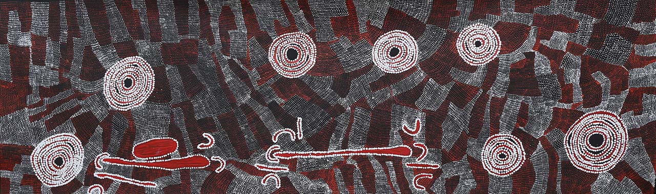 Rockholes and Sandhills West of Kintore by Wentja Napaltjarri