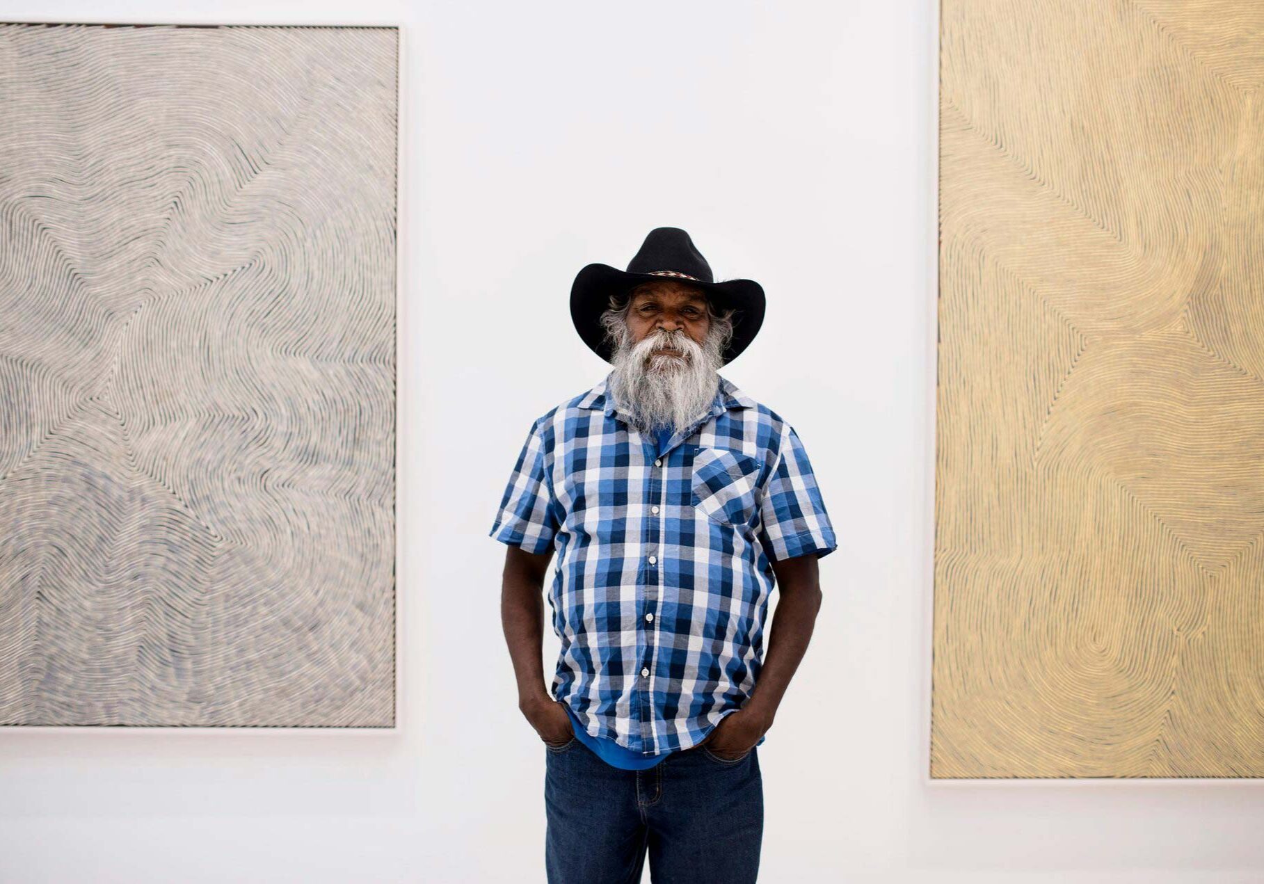 Warlimpirrnga Tjapaltjarri in New York