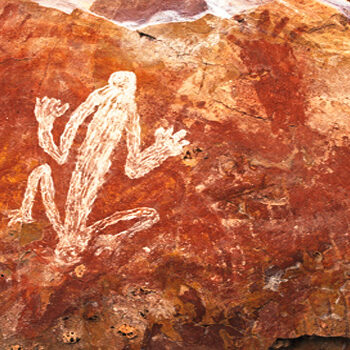 Aboriginal Rock Art at Moochalabra Dam Near Wyndham