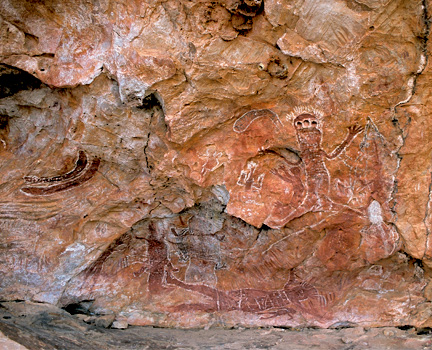 Aboriginal Rock Art on El Questro Station - Tourism Western Australia