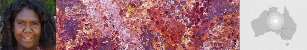 Beinda-Golder-Kngwarreye-Aboriginal-Artist - Art - Map