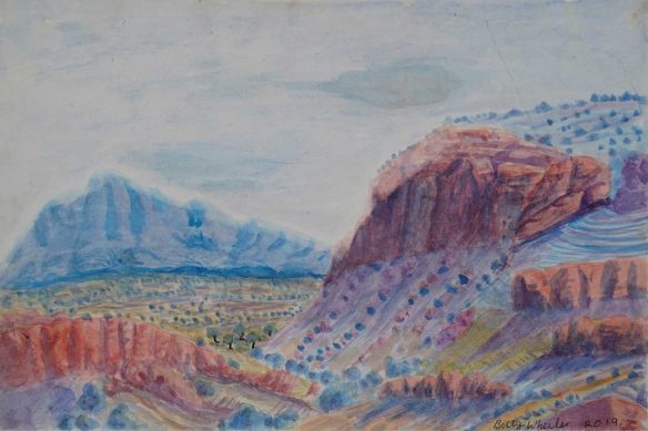 Tjuritja – West MacDonnell Ranges by Betty Wheeler Naparula
