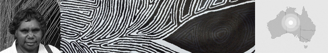 Black and White Paintings Australian Aboriginal Artists