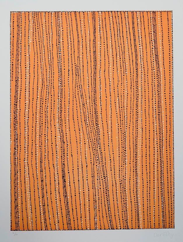 Dorothy Napangardi's Kana-kurlangu Jukurrpa – Digging Stick Dreaming