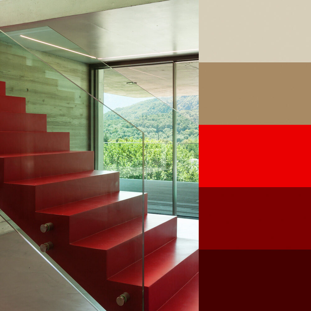 Contemporary desert colours