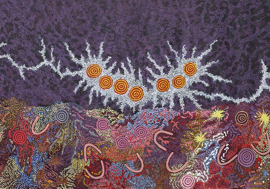 Gabriella Possum Nungurrayi - Grandmothers Country, Seven Sisters Dreaming