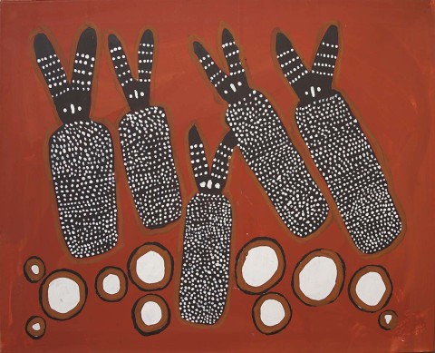 Wandjinas from Arawadi by Jack Dale Mengenen