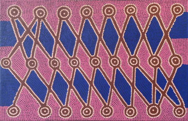 Goanna Muliera at Arrapilongu by Paddy Carroll Tjungurrayi