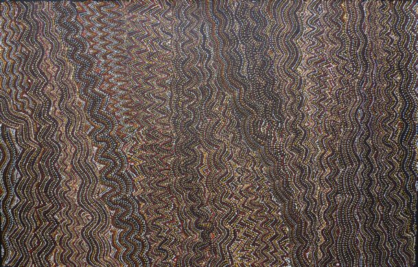 Mina Mina Jukurrpa by Margaret Lewis Napangardi