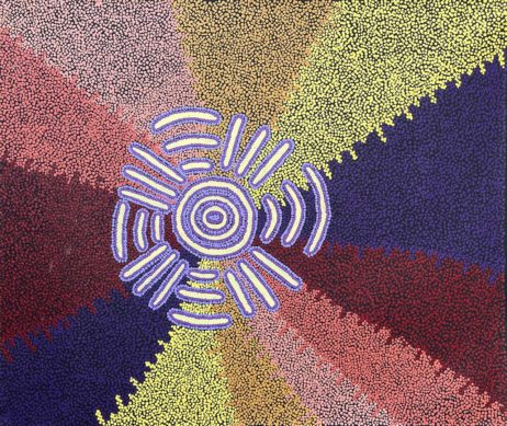 Desert Fringe-rush Seed Dreaming by Valentine Nakamarra White