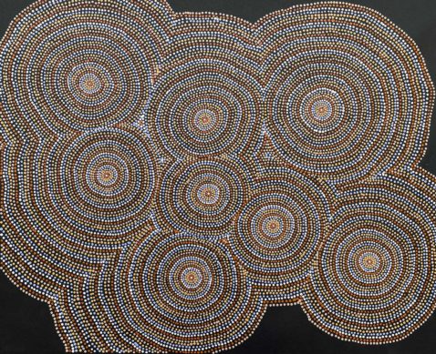 Water Dreaming by Kellyanne Nungarrayi Gibson