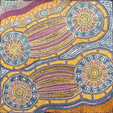 Flying Ant Dreaming – Wapurtali by Agnes Nampijinpa Brown