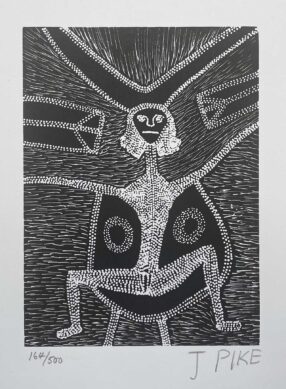 Woman Carrying Coolamon by Jimmy Pike