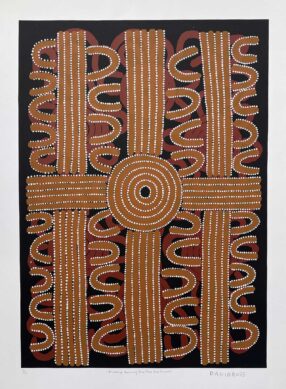 Angerema Dreaming / Bean Tree Bush Tucker by David Pwerle Ross