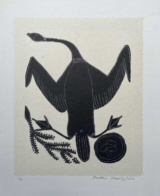 Diving Duck by Andrew Marrgululu
