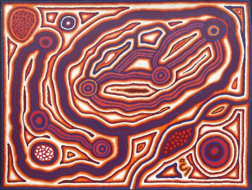 Kalaya Tjukurpa – Emu Dreaming by Kay Baker