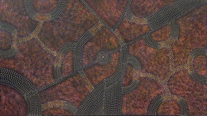 Bush Plum Dreaming by Gracie Morton Pwerle