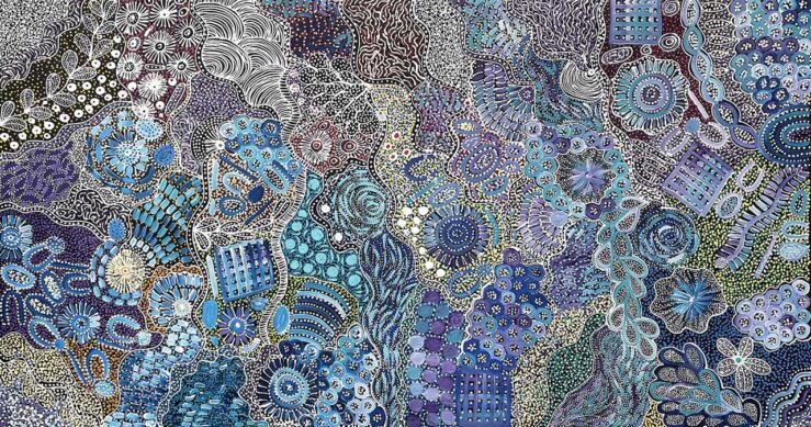 Bush Yam – My Country by Janet Golder Kngwarreye