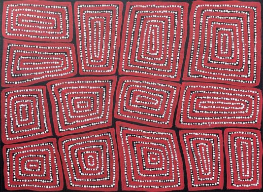 Tingari by Thomas Tjapaltjarri & Joylene Reid