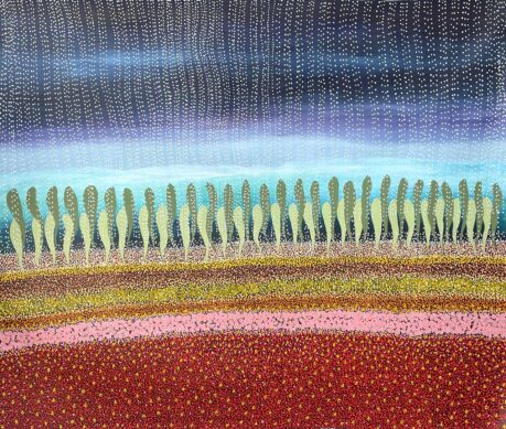 Gascoyne Thunderstorm and Wildflowers by Sonya Edney