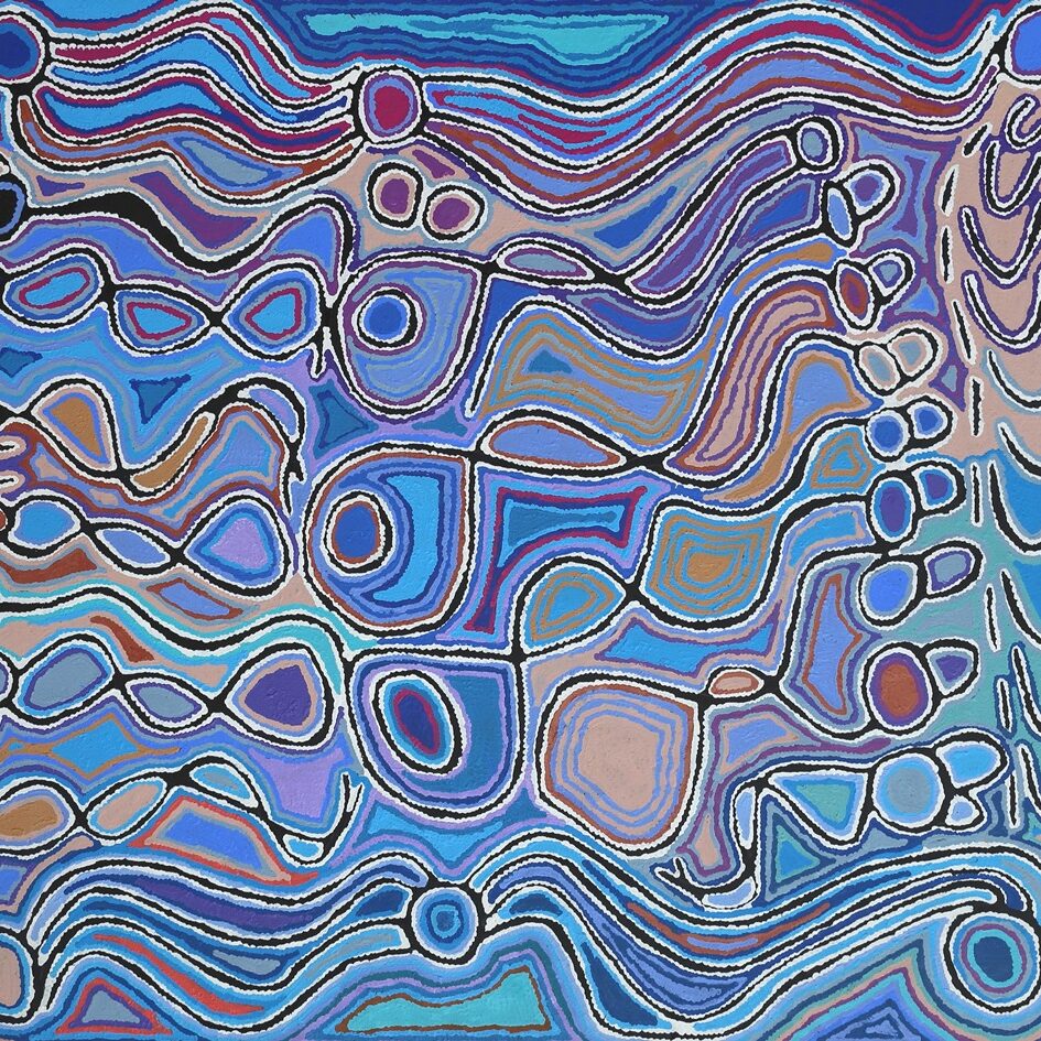Mina Mina Jukurrpa | Judy Watson Napangardi Mina Mina Jukurrpa | Judy Watson Napangardi