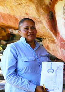 Leah Umbagi Mowanjum-Aboriginal Art Culture Cave