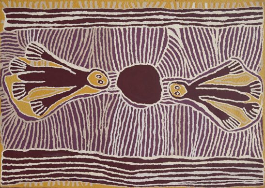 Spirits at Irawatharra by Linda Syddick Napaltjarri