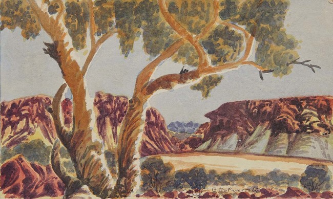 West MacDonnell Ranges by Otto Pareroultja