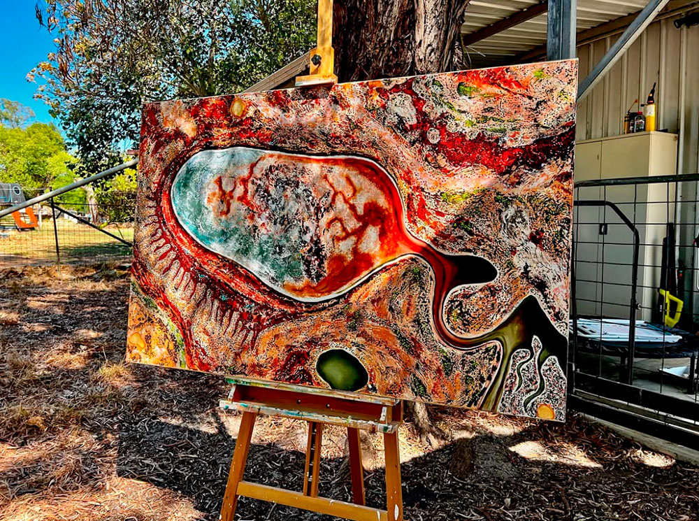 Rohin Exhibition 1 Rohin Kickett | Waigen Lake