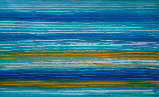 Waves Out at Sea by Rosella Namok