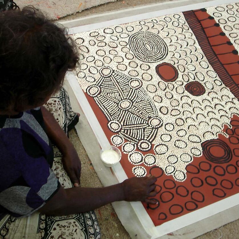 Yinarupa Gibson Nangala At Work